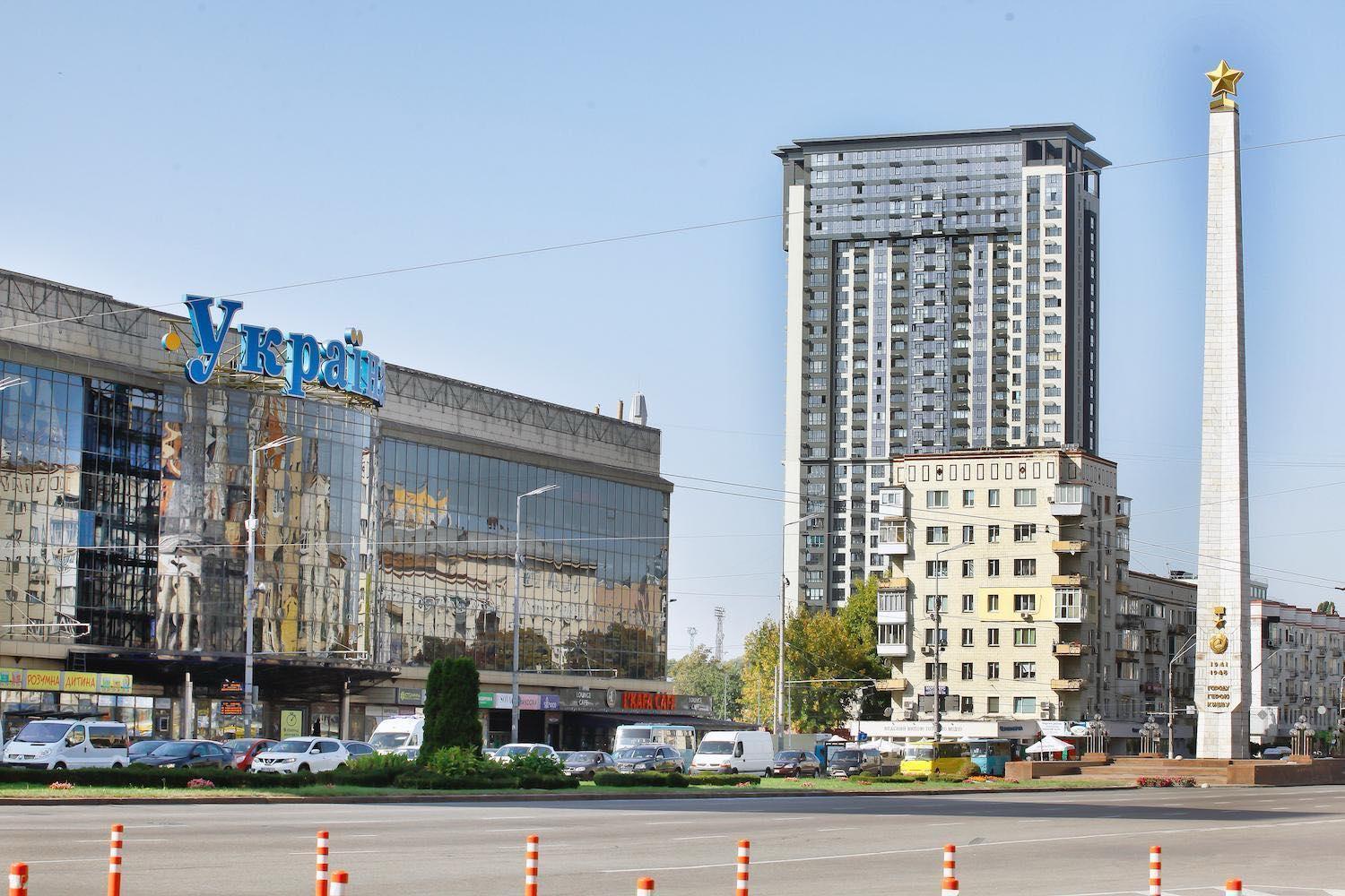 Новобудова, Vip Апартаменти, Залізничний Вокзал. Тц Україна 基輔 外观 照片